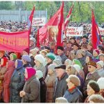 The tumultuous period of the Boris Yeltsin presidency took place between 1992 and 1999. This anti-Yeltsin protest in 1998 called for his resignation. (Photo: Bakhtiyor Abdullaev)