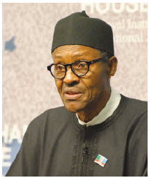 The mystery is why Nigeria’s powerful military hasn’t wiped out Boko Haram as President Muhammadu Buhari, shown here, has promised. (Photo: Chatham House)