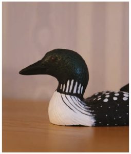 This loon is part of the high commissioner’s collection of waterbirds, which include a crystal duck from Croatia and several wooden ducks from around the world. (Photo: Dyanne Wilson)
