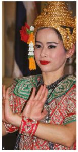 To celebrate Thailand’s national day, Thai Chargé d’Affaires Dao Vibulpanich hosted a reception. Tanadda Tongyod, a dancer with Thai Dance of Ottawa, took part. (Photo: Ülle Baum)