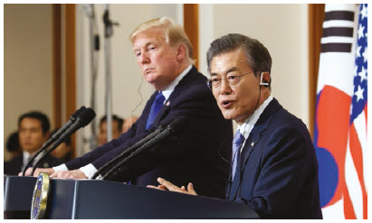 U.S. President Donald Trump and South Korean President Moon Jae-in have had good success in getting North Korea to the table.  (Photo: Republic of Korea)