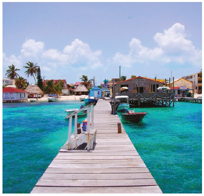 Ambergris Caye in Belize is the “undisputed superstar” of Belize’s tourism industry, according to the Lonely Planet travel guide.  (Photo: AREED145 / © Dmitry Chulov)