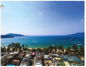 The nightlife around Patong Beach, Thailand, can be brash and boisterous, but the beaches can't be beat and several operators offer tours into the nearby mountains on the backs of elephants. (Photo:  © Dmitrii Fadeev | Dreamstime.com)