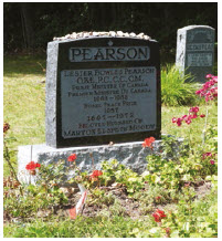 Former Canadian prime minister Lester B. Pearson is buried at MacLaren Cemetery in Wakefield.  (Photo: MacLaren cemetery)