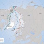 The three main Arctic shipping routes: The Northwest Passage, the Northeast Passage and the future Central Arctic Shipping Route. Data from Arctic Marine Shipping Assessment. (Photo: Arctic portal library)