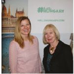 More than 18,000 attended the Ottawa Travel and Vacation Show. From left: Zsuzsanna Sarmon, regional head of business development for North America’s Hungarian Tourism Agency, and Halina Player, president of Player Expositions International. (Photo: Ülle Baum)