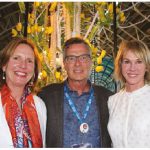 More than 40 embassies participated in this year's tulip festival. From left, Jackie Bradley, visiting from Virginia; Henry Storgaard, chairman of the Canadian Tulip Festival; and U.S. Ambassador Kelly Craft. (Photo: Ülle Baum)