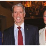 French Ambassador Kareen Rispal hosted a dinner in support of Women Deliver. The event, which raised $14,250, included a five-course meal. From left: Rispal, MP Andrew Leslie and Sophie Grégoire Trudeau, wife of Prime Minister Justin Trudeau. (Photo: Ülle Baum)