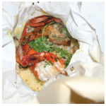 Lobster and Shrimp en Papillote (Photo: Larry Dickenson)