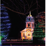 Upper Canada Village boasts cheery Christmas lights from late November to early January. (Photo: Upper canada village)