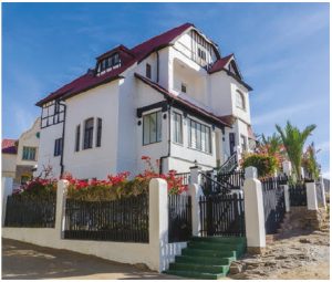 In 2009 and 2010, the richest 10 per cent of Namibians accounted for 70 per cent of personal income taxes, because of low labour-force participation. Shown here is an historic villa in posh Luderitz. (Photo: © Fabian Plock  | Dreamstime.com)