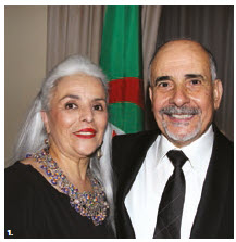 Algerian Ambassador Hocine Meghar and his wife, Elbia, hosted a national day reception at the Fairmont Château Laurier. (Photo: Ülle Baum) 
