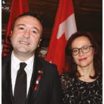To mark the 106th anniversary of Albanian independence, Ambassador Ermal Muça and his wife, Alma, hosted a reception at the Fairmont Château Laurier. (Photo: Ülle Baum)