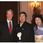 Japanese Ambassador Kimihiro Ishikane and his wife, Kaoru, hosted a reception on occasion of the National Day of Japan and the Birthday of His Majesty the Emperor of Japan at the Fairmont Château Laurier. From left, MP Andrew Leslie and the Kimihiros. (Photo: Ülle Baum)