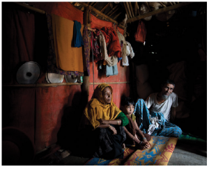 A Rohingya family at Kutupalong Rohingya Refugee Camp in Bangladesh. Omidvar anticipates the plight of the Rohingya will continue to be a global issue for years to come. (Photo: UN photo)
