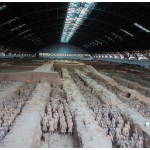 Perhaps the most intriguing attraction in China is the Museum of Qin Terracotta Warriors and Horses, 45 kilometres east of Xi’an. (Photo: Jmhullot)