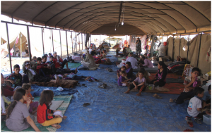 Large strips of Iraq and Syria experienced the destruction of the Christian and Yazidi communities that resided there for millenniums. Many Yazidi women and others were forced into slavery. Shown here are Iraqi Yazidis at northern Syria’s Newroz refugee camp. (Photo: Rachel Unkovic/International Rescue Committee)