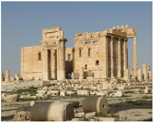 Using explosives, ISIS partially demolished the Temple of Bel, shown above, in Palmyra, Syria in 2015. (Photo: Bernard Gagnon)