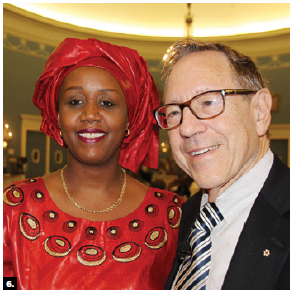 To commemorate the 25th anniverary of the Rwandan genocide, acting high commissioner Shakilla Umutoni Kazimbaya hosted a conference. She's shown with former justice minister Irwin Cotler. (Photo: Ülle Baum)