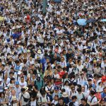 Protests in Hong Kong have sometimes seen as many as one million citizens take to the streets.