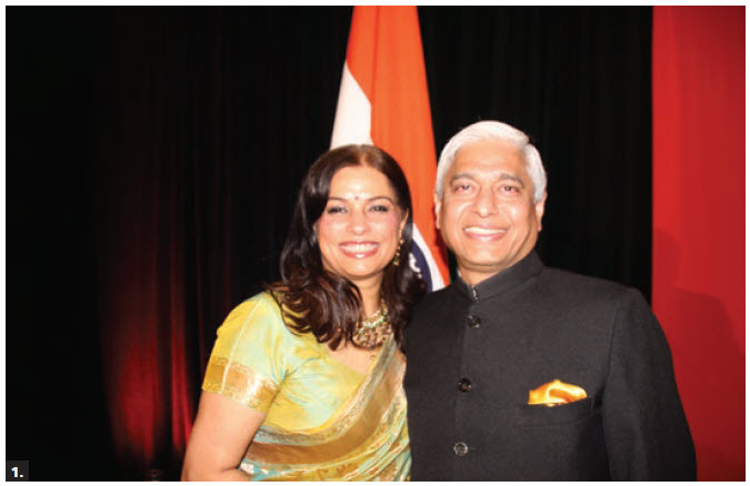 To celebrate the 72nd Anniversary of India’s independence, High Commissioner Vikas Swarup and his wife, Aparna, hosted a dinner reception at the Delta Hotel. (Photo: Ülle Baum) 
