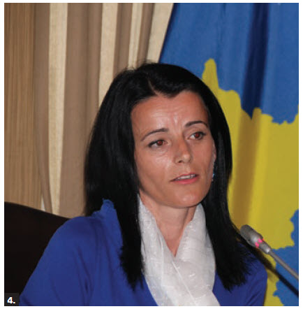 A conference on the 20th Anniversary of NATO's military engagement in Kosovo took place at the Rideau Club. Vasfije Krasniqi-Goodman, a Kosovo-born war survivor and activist, spoke. (Photo: Ülle Baum)