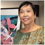 Philippines Ambassador Petronila Garcia hosted an opening of an art exhibit by Frances Alcaraz. (Photo: Ülle Baum)