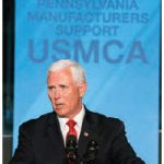 U.S. Vice-President Mike Pence speaks at a pro-NAFTA 2.0 event in Pennsylvania. (Photo: White house)