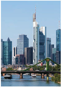The EU, with its 28 member states (27 if Britain leaves), is the world's second-largest economy. Shown here is Frankfurt, a major hub in Europe. (Photo: Christian Wolf, www.c-w-design.de)