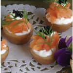 Exotic Smoked Salmon Potato Cups make a memorable hors d'oeuvres. (Photo: Margaret Dickenson)