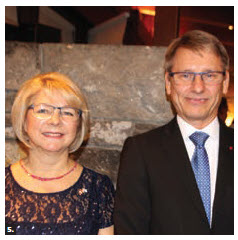 Finnish Ambassador Roy Eriksson and his wife, Victoria, hosted an independence day reception at their residence. (Photo: Ülle Baum) 