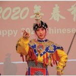 Chinese Ambassador Peiwu Cong and his wife, Tong Zhang, hosted a Chinese New Year reception and concert at the embassy. This dancer performed. (Photo: Ülle Baum)