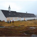 The Hebron Mission Church was built starting in 1829. Prefabricated in Germany by the Moravians, it was shipped to the site in northern Labrador. The Moravians abandoned the site in 1959, leaving behind many Inuit families who had moved to this location. (Photo: Mike Beedell)