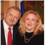 To mark Diplomats' Day, Russian Ambassador Alexander Darchiev and his wife, Tamilya Akhmetzhanova, hosted a reception and concert at the embassy. (Photo: Ülle Baum)