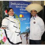 To mark the 176th anniversary of the independence of the Dominican Republic, Ambassador Pedro Vergés hosted a reception and art show at Ottawa City Hall. These dancers, in traditional costumes, took part in cultural performances. (Photo: Ülle Baum)