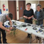 Members of the Ottawa Bonsai Society prepare for a virtual bonsai show at the Japanese Embassy. (Photo: Ottawa Bonsai Society)