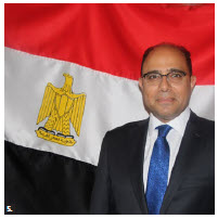 To celebrate Egyptian heritage month, Egyptian Ambassador Ahmed Abu Zeid, shown here, organized a virtual tour of history. The former Egyptian minister of antiquities and professor of Egyptology served as the expert from afar. Egyptian Heritage Month marked Egypt's National Day with cultural events across Canada (Photo: Ülle Baum) 