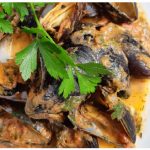 This mussel recipe is simple. Its thick sauce offers flavours far beyond the tasty mussels themselves. (Photo: Larry Dickenson)
