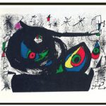 Homenatge a Prats (original lithograph, 1971) by Joan Miró, at Jean-Claude Bergeron Gallery. (Photo: Jean-Claude Bergeron Gallery)