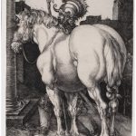 The Large Horse, by Albrecht Dürer (1505, engraving) from The Collectors Cosmos: The Meakins-McClaran Collection at the National Gallery. (Photo: National Gallery of Canada / Ottawa Art Gallery)