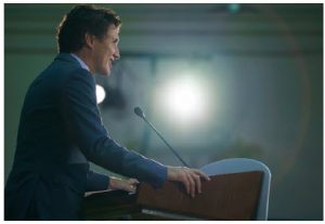 Prime Minister Justin Trudeau earned some criticism early on when he announced Canada would be taking vaccines from the COVAX program to vaccinate its own people. But Canada has since made up for that transgression and is now among the top donors to COVAX.  (Photo: PMO)