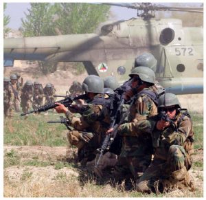 The U.S. invasion of Afghanistan involved the deployment of special forces, CIA operatives and air assets with the assistance of anti-Taliban resistance forces on the ground.  (Photo:  US Navy photo by Mass Communication Specialist 2nd Class David Quillen)