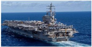 With China's recent provocations against Taiwan, some have questioned whether Taiwan's Navy, together with its allies, including the U.S. Navy, whose forward-deployed aircraft carrier USS Ronald Reagan transits the South China Sea here, are well enough equipped to go to war against China. (Photo: U.S. Navy Photo by Mass Communication Specialist 1st Class Rawad Madanat)