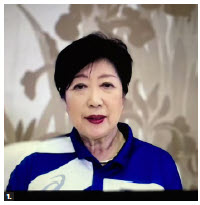 Japan’s Foreign Press Centre presented an online briefing about the Tokyo 2020 Paralympics, by Yuriko Koike, governor of Tokyo. (Photo: Ülle Baum) 
