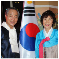 To mark the national day and Korean Armed Forces Day, Ambassador Chang Keung Ryong and his wife, Suh Yong Suk, hosted a reception at the Westin Hotel’s Venue Twenty Two. (Photo: Ülle Baum)