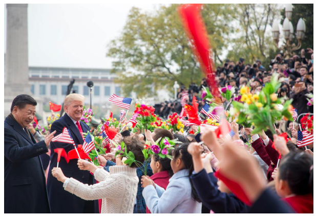 Trade and security tensions between China and the U.S. were exacerbated by former U.S. president Donald Trump, pictured here with Chinese President Xi Jinping, and they show few signs of abating under President Joe Biden. (Photo: White HouseI)