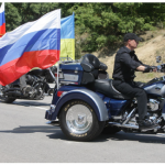 In 2010, Vladimir Putin arrived at the 14th International Biker Rally in Sevastopol, Crimea, riding a Harley tricycle decorated with the Russian and Ukrainian flags. At the time, he was prime minister of Russia. (Photo: Premier.gov.ru)