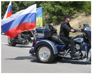 In 2010, Vladimir Putin arrived at the 14th International Biker Rally in Sevastopol, Crimea, riding a Harley tricycle decorated with the Russian and Ukrainian flags. At the time, he was prime minister of Russia. (Photo: Premier.gov.ru)