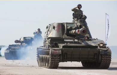The Russian military forces sent to Kazakhstan in January are the same units that seized Crimea in 2014. In fact, Gen. Andrey Serdyukov, the victor of the Crimean invasion, has been sent to Kazakhstan as the commander of the Russian forces there. Pictured here are Russian tanks. (Photo: © Palinchak | Dreamstime.com)