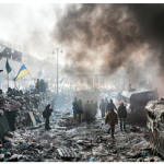 Tens of thousands of anti-government protesters occupied Maidan Square in January 2014. Today’s threatened Russian invasion of Ukraine started as a protest in 2014 because Russia wanted to keep Ukraine from joining the European Union and NATO. (Photo: Shutterstock)